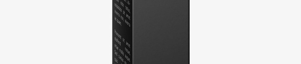 Box mockup / 25x130x25