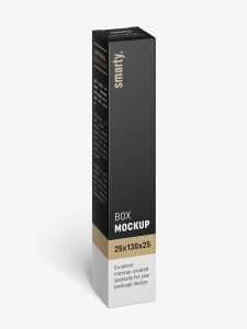 Box mockup / 25x130x25