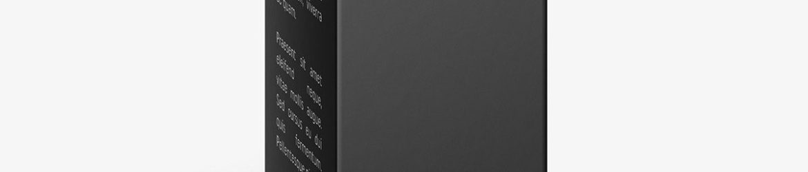 Box mockup / 30x110x30
