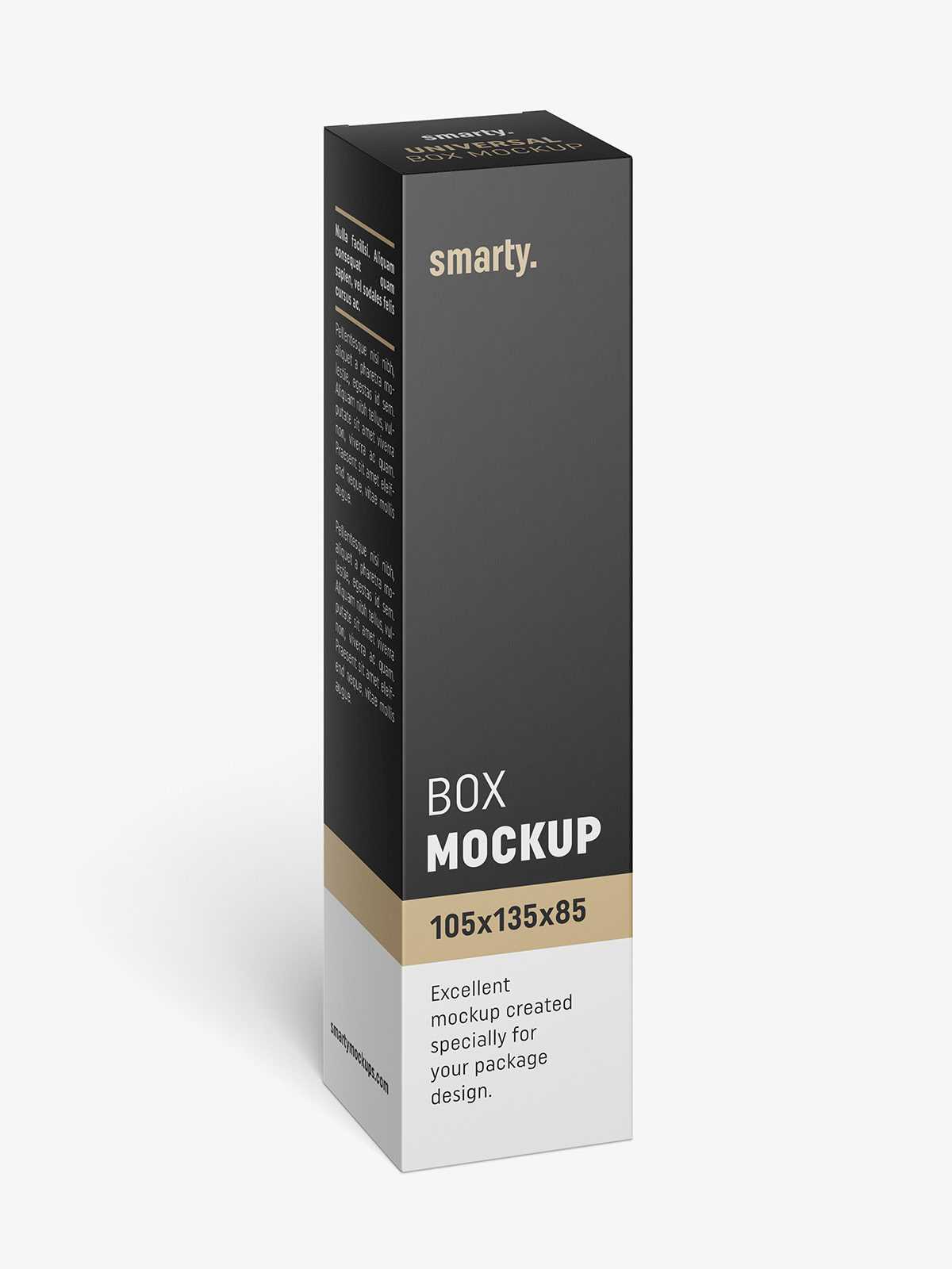 Box mockup / 45x180x45