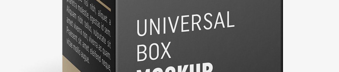 Box mockup / 45x60x45