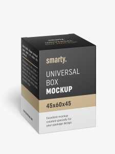 Box mockup / 45x60x45