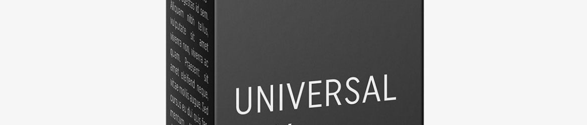 Box mockup / 50x135x35
