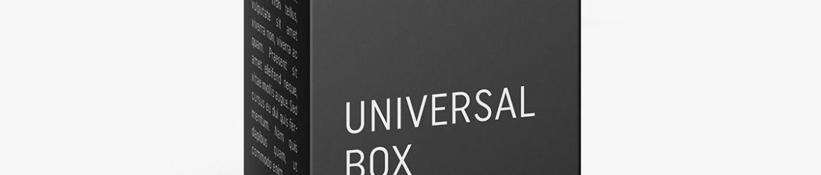 Box mockup / 55x160x40