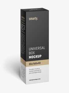 Box mockup / 55x160x40