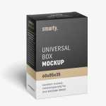 Box mockup / 60x85x35