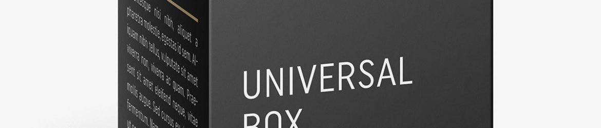 Box mockup / 65x115x65