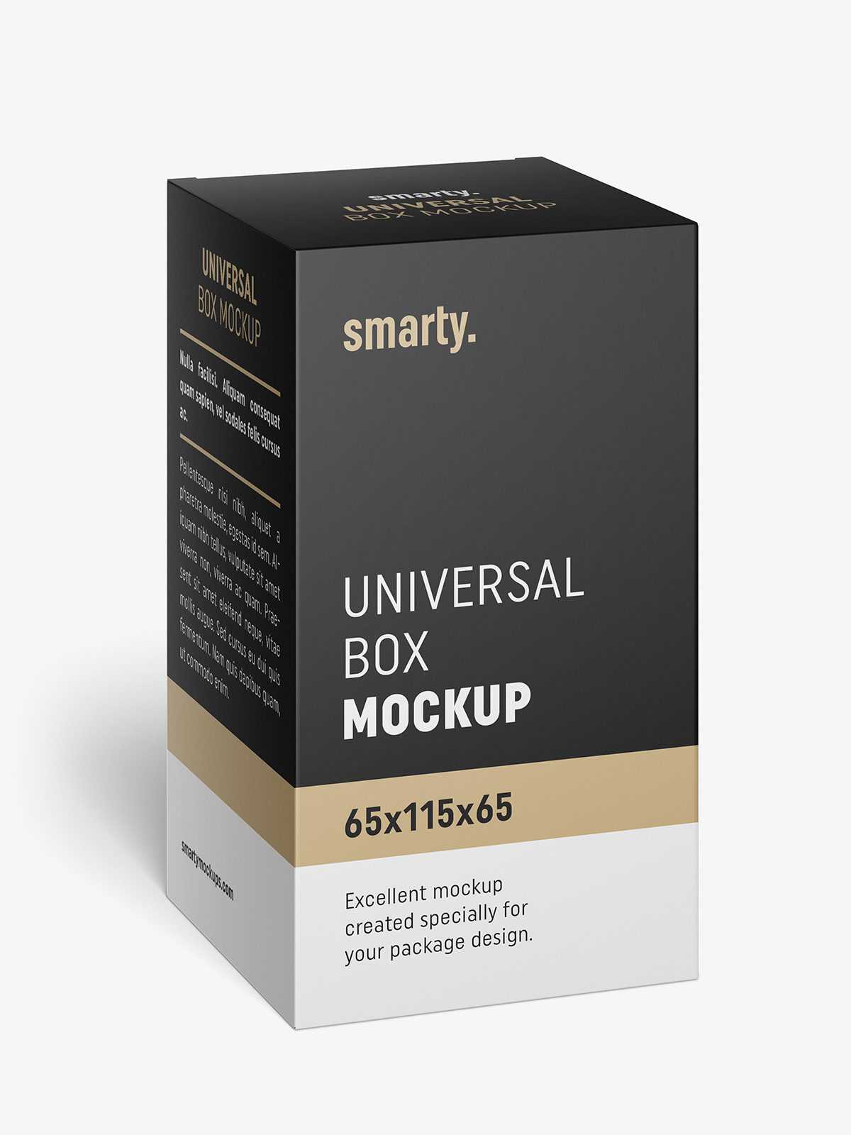 Box mockup / 65x115x65