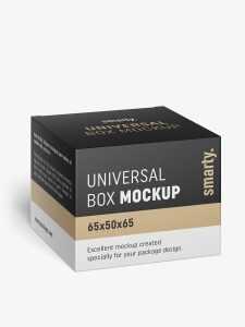 Box mockup / 65x50x65