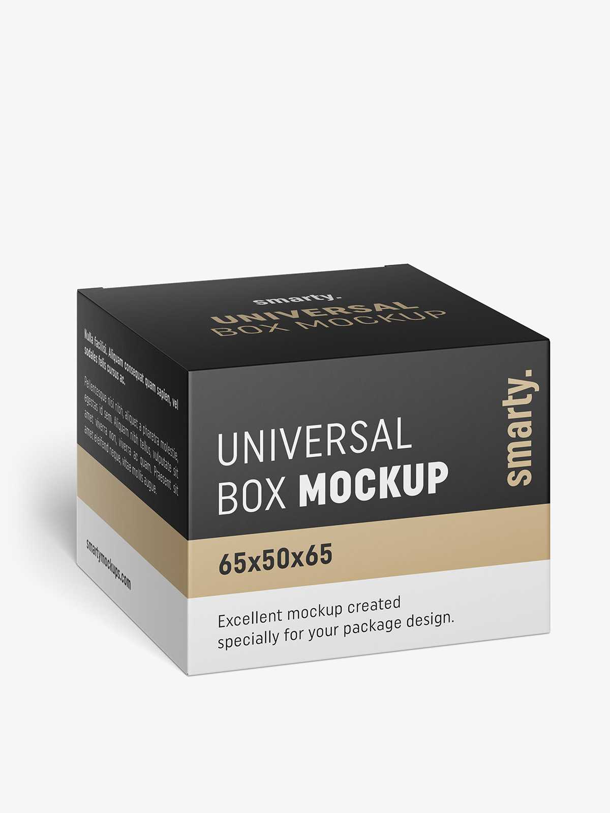 Box mockup / 65x50x65