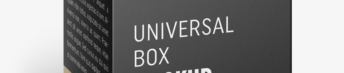 Box mockup / 70x100x60 Box mockup / 70x100x60