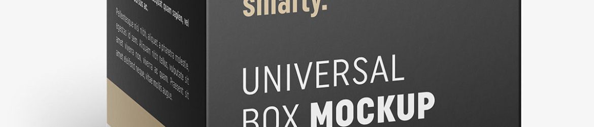 Box mockup / 75x75x75