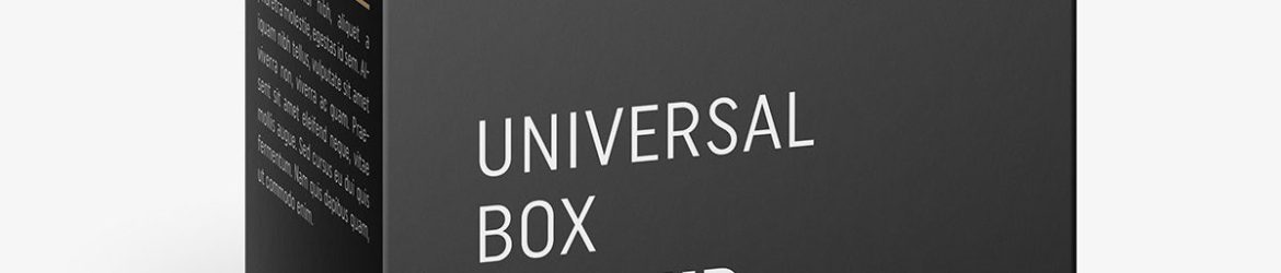 Box mockup / 80x110x50