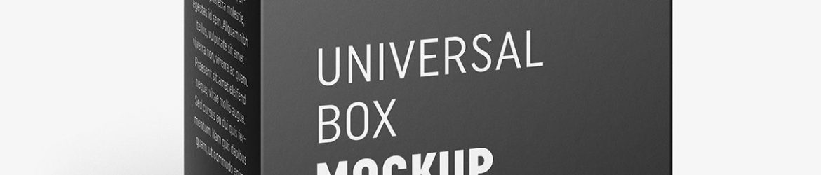Box mockup / 95x155x55