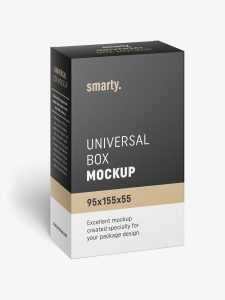 Box mockup / 95x155x55