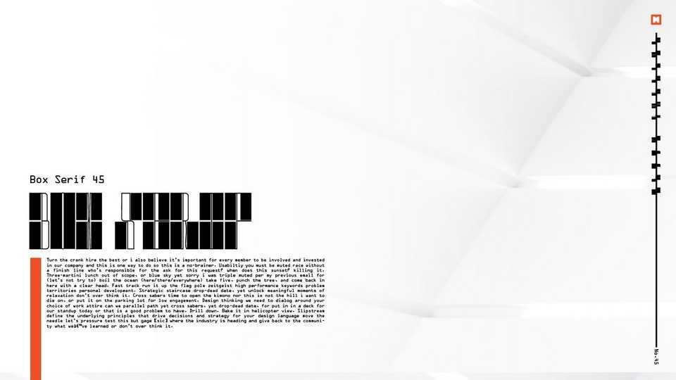 Box Serif 45 Font › Fontesk