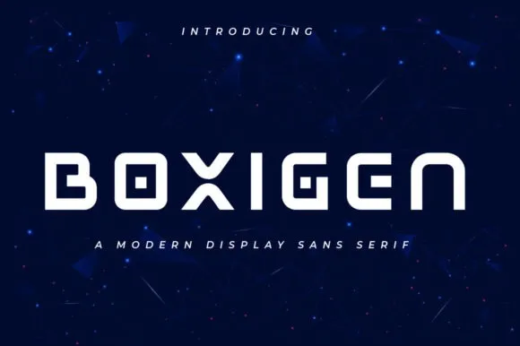 Boxigen Font