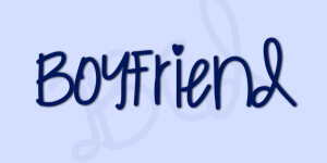 Boyfriend font
