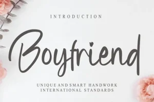 Boyfriend Script Font