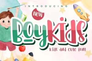 Boykids - Kids And Cute Font