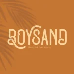 Boysand Display Font