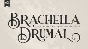 Brachella Drumal Font › Fontesk