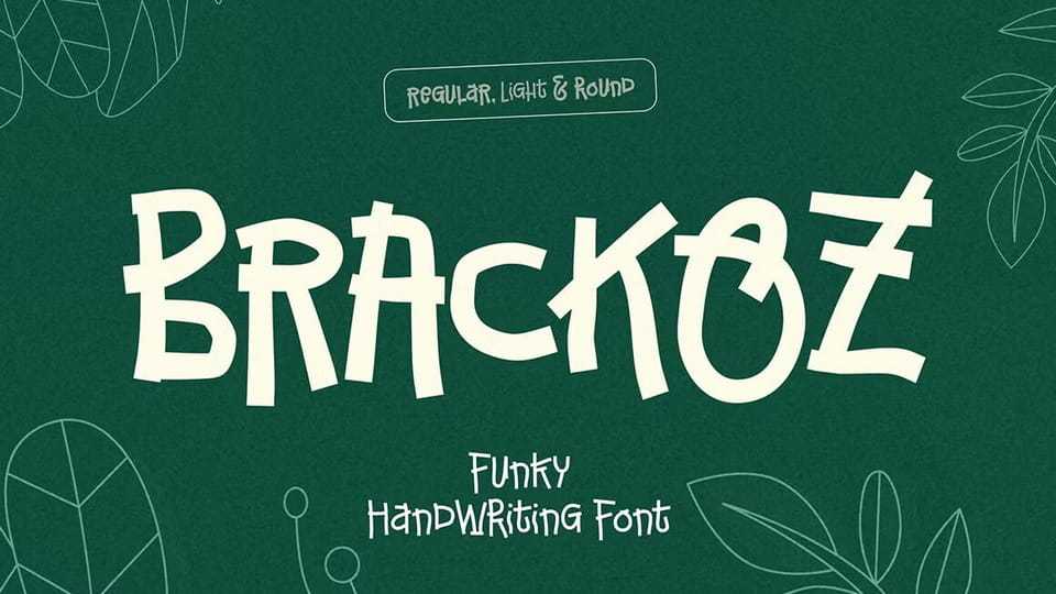 Brackoz Font › Fontesk