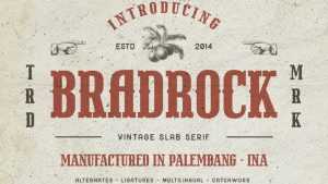 Bradrock Font › Fontesk