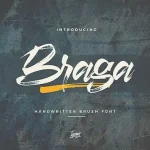 Braga Brush Font