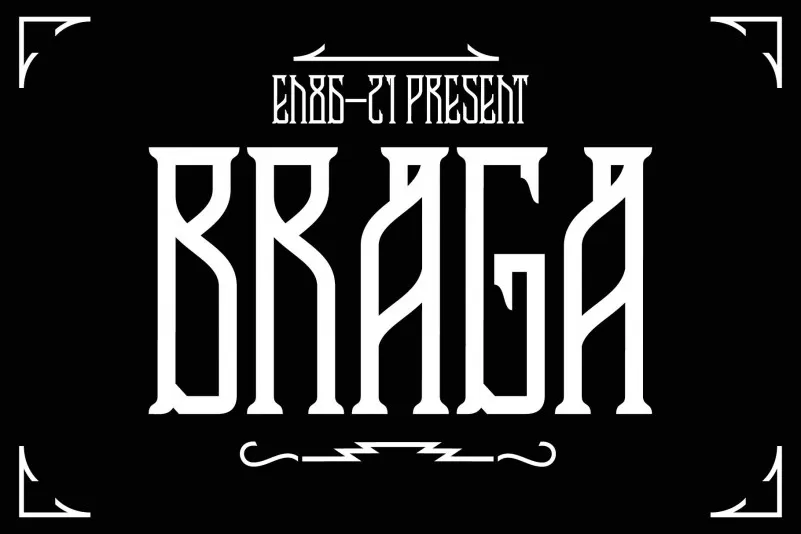 Braga Display Font