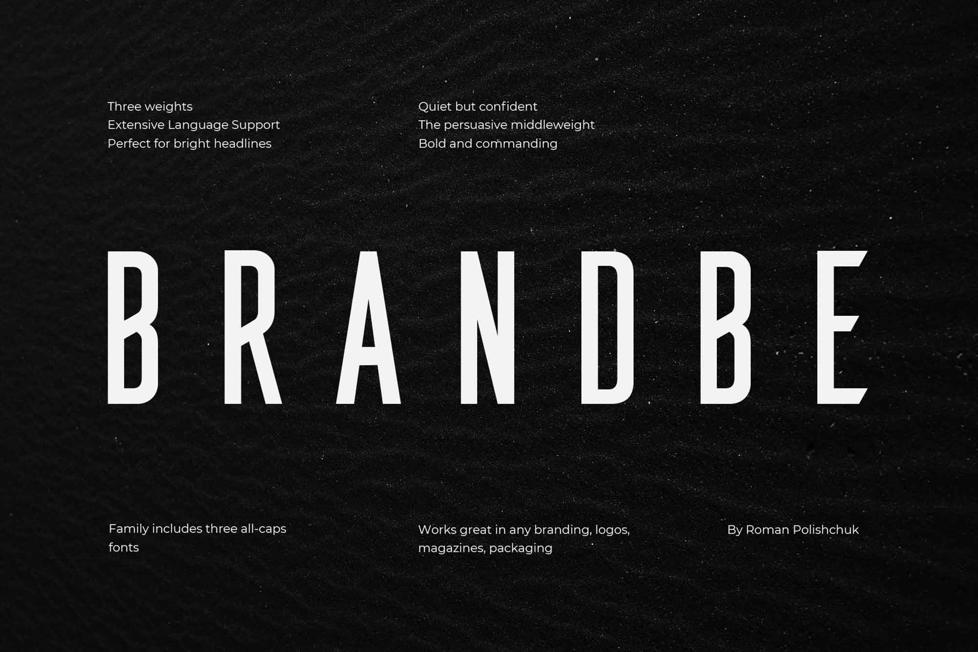 Brandbe Sans Serif Font