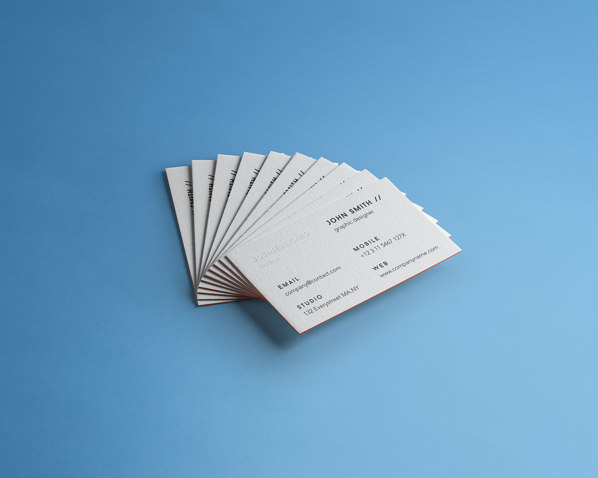 Branding Business Card Mockup (PSD)