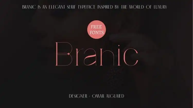 Branic Display Font