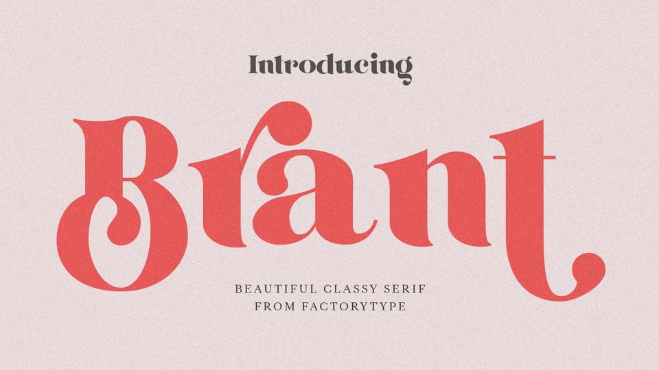 Brant Serif Font › Fontesk