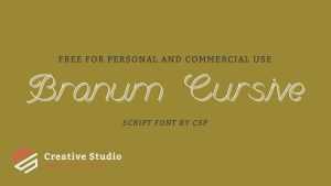 Branum Cursive Font › Fontesk