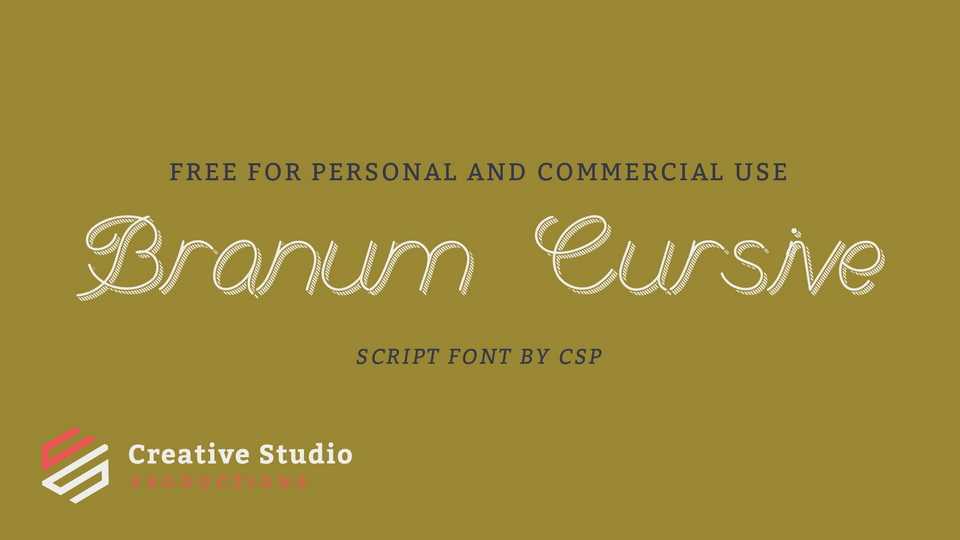 Branum Cursive Font › Fontesk
