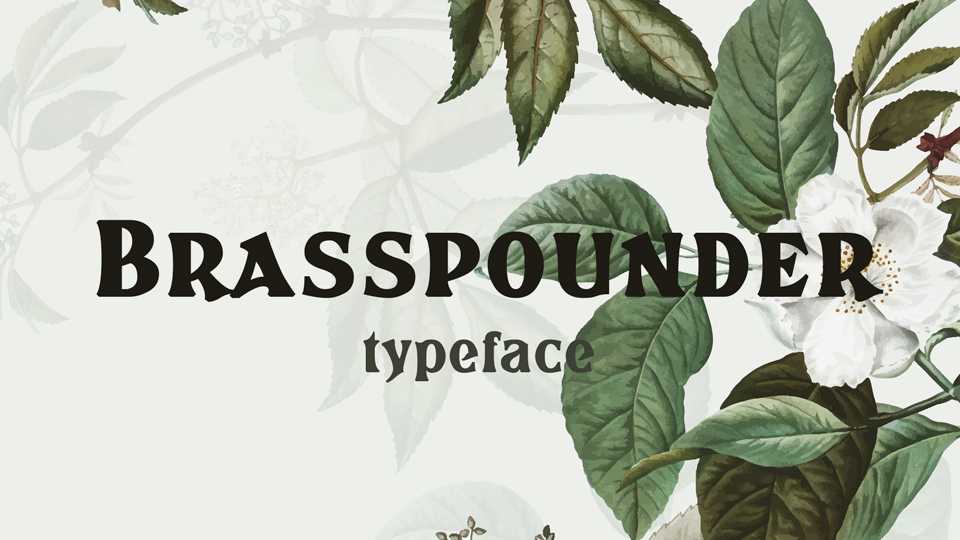 Brasspounder Font › Fontesk