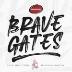 Brave Gates Font