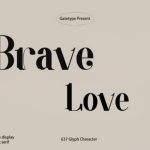 Brave Love Font › Fontesk