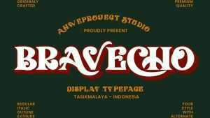 Bravecho Font › Fontesk