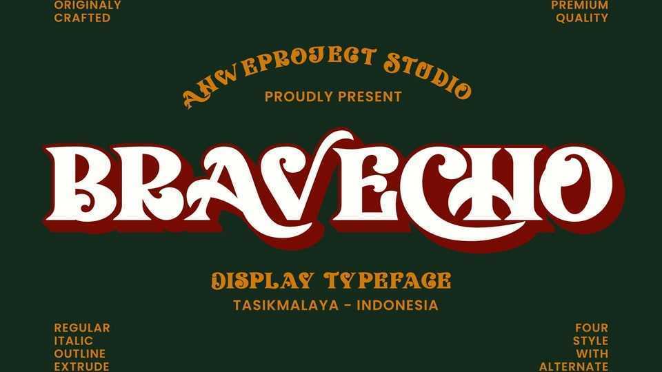 Bravecho Font › Fontesk