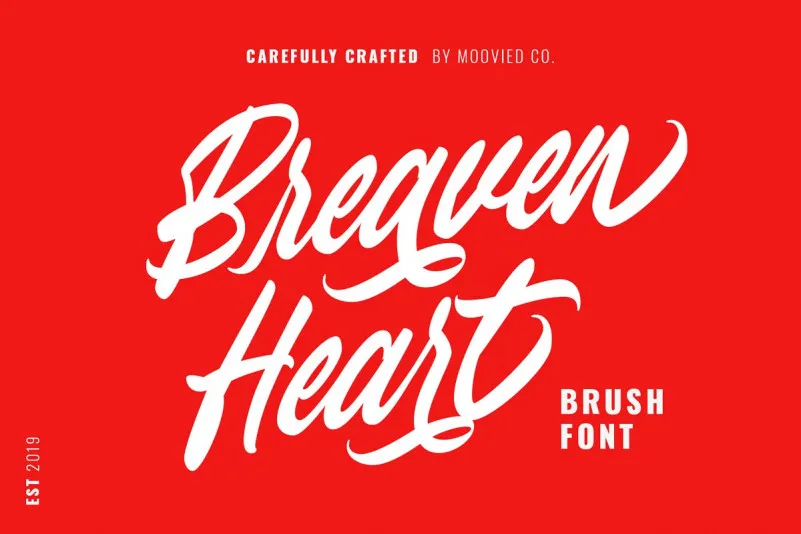 Bravenheart Script Font