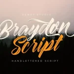 Braydon Script Font