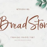Bread Store Script Font - Fonte Grátis Bread Store Script Font