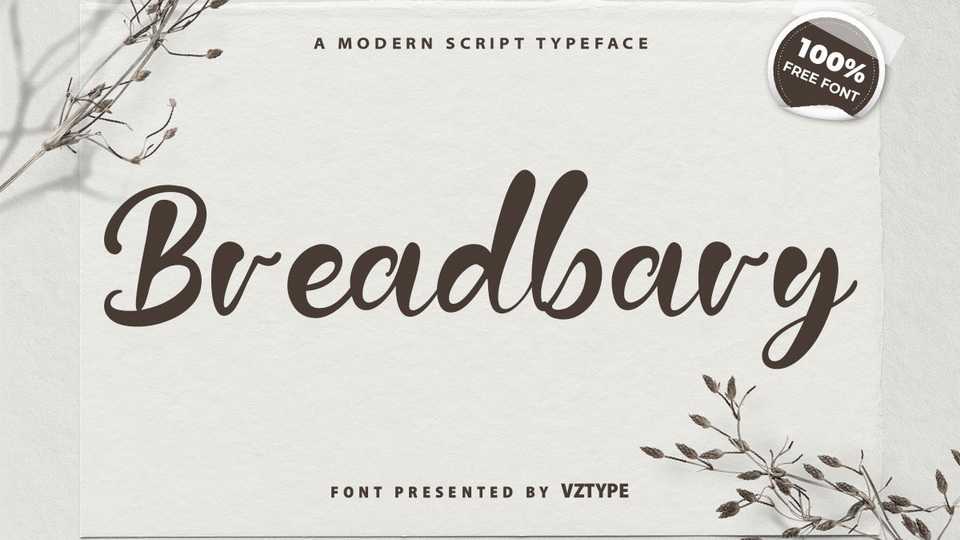 Breadbary Font › Fontesk