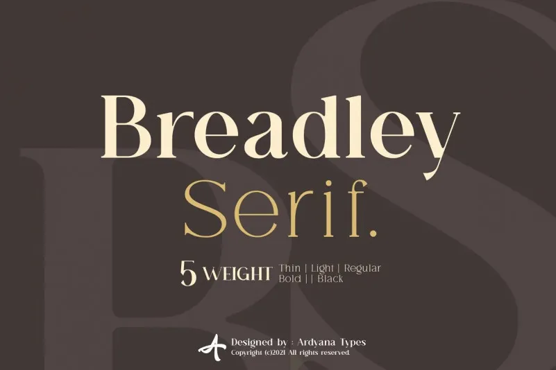 Breadley Serif Font