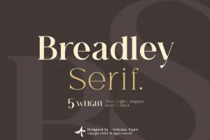 Breadley Serif Font