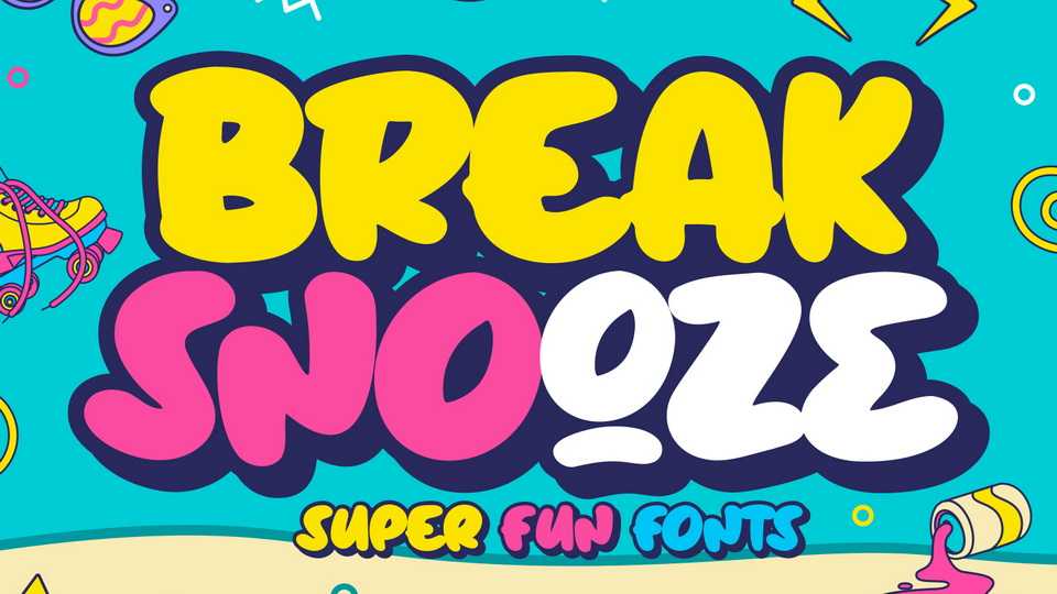 Break Snooze Font › Fontesk