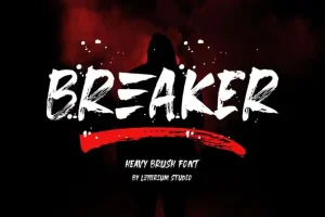 Breaker Brush Font