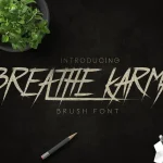 Breathe Karma Typeface